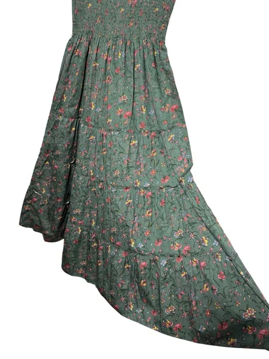 Hill House Ellie Nap Dress in Fleur Chintz Bottle Green Size Small - Picture 10 of 12